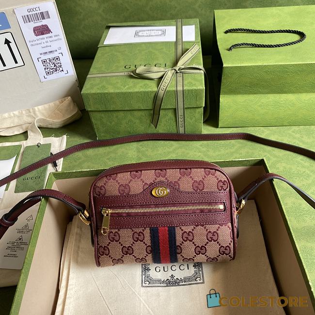 Gucci Ophidia Mini Tote Bag 517350 Size 17.5x17x5.5cm - 1