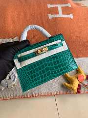 Hermes Mini Kelly Crocodile Leather 19 cm - 1