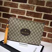 Gucci GG Supreme Neo Vintage Pouch 473956 Size 30.5x21x1.5cm - 1