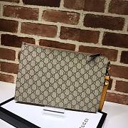 Gucci GG Supreme Neo Vintage Pouch 473956 Size 30.5x21x1.5cm - 3