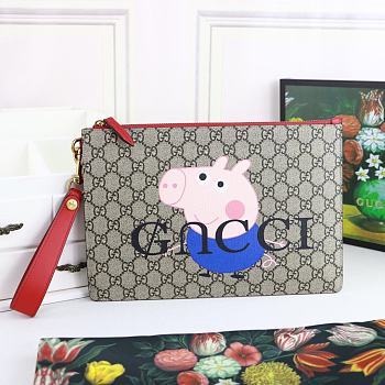 Gucci GG Peppa Neo Vintage Pouch 473956 Size 30.5x21x1.5cm