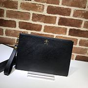 Gucci Animalier Leather Pouch 523684 Size 30x20cm - 1