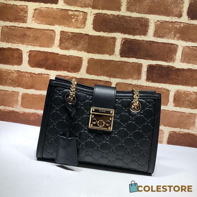 Gucci Padlock Signature Shoulder Bag 498156 Size 26x18x10cm - 1