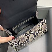 Colestore Balenciaga Small Hourglass Handle Bag In Python Leather 59354 Size 23x10x14cm - 3