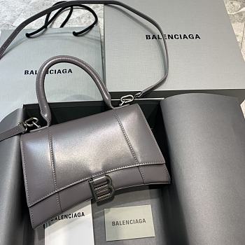 Colestore Balenciaga Small Hourglass Handle Bag In Grey 59354 Size 23x10x14cm