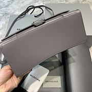 Colestore Balenciaga Small Hourglass Handle Bag In Grey 59354 Size 23x10x14cm - 2