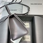 Colestore Balenciaga Small Hourglass Handle Bag In Grey 59354 Size 23x10x14cm - 3
