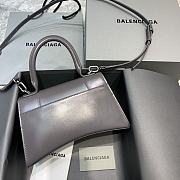 Colestore Balenciaga Small Hourglass Handle Bag In Grey 59354 Size 23x10x14cm - 4