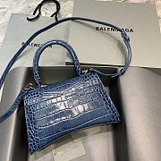 Colestore Balenciaga Small Hourglass Handle Bag In Blue 59354 Size 23x10x14cm - 5