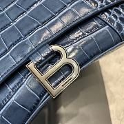 Colestore Balenciaga Small Hourglass Handle Bag In Blue 59354 Size 23x10x14cm - 6
