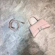 Colestore Balenciaga Mini Hourglass Handle Bag In Pink 59354 Size 19x8x21cm - 1