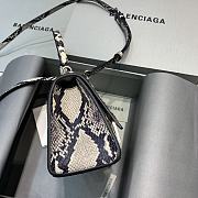 Colestore Balenciaga Mini Hourglass Handle Bag In Python Leather 59354 Size 19x8x21cm - 3