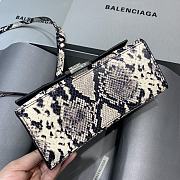 Colestore Balenciaga Mini Hourglass Handle Bag In Python Leather 59354 Size 19x8x21cm - 5