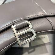 Colestore Balenciaga Mini Hourglass Handle Bag In Grey 59354 Size 19x8x21cm - 5