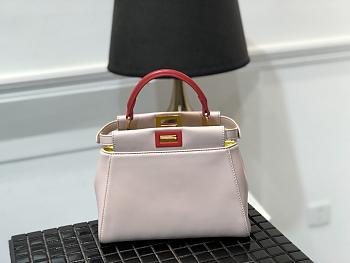 Fendi Mini Peekaboo Iconic Crossbody Bag 8BN24 Size 23cm