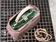 Fendi Mini Peekaboo Iconic Crossbody Bag In Pink 8BN24 Size 23cm - 3