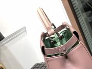 Fendi Mini Peekaboo Iconic Crossbody Bag In Pink 8BN24 Size 23cm - 2