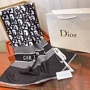 Dior Blue Oblique Scarf 91CDO  - 2