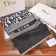 Dior Blue Oblique Scarf 91CDO  - 3