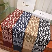 Dior Oblique Diortwin Square Scarf In Brown 15DOB - 6