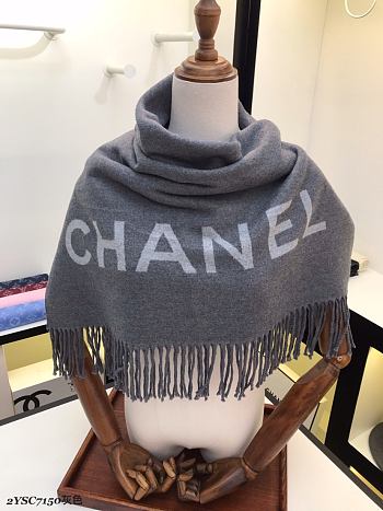 Chanel Scarf In Grey