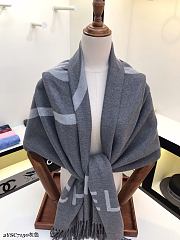 Chanel Scarf In Grey - 5