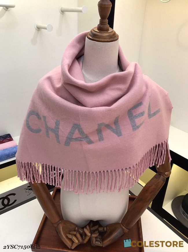 Chanel Scarf In Pink - 1