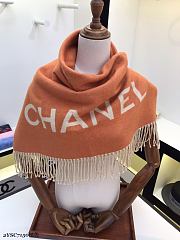 Chanel Scarf In Orange - 1