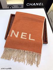 Chanel Scarf In Orange - 2