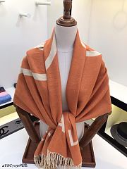 Chanel Scarf In Orange - 3