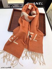 Chanel Scarf In Orange - 4