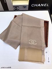 Chanel Scarf Slik In Beige - 2