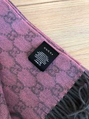Dior Scarf In Pink&Purple Blended Cashmere Knit - 3