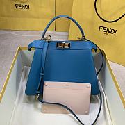Fedi Peekaboo ISEEU East-West In Blue 8BN32 Size 33x25x12cm - 5