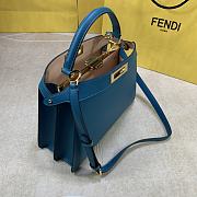 Fedi Peekaboo ISEEU East-West In Blue 8BN32 Size 33x25x12cm - 3