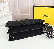 Fendi Peekaboo ISEEU FF Logo In Black 7VA52 Size 33cm - 4