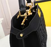 Fendi Peekaboo ISEEU FF Logo In Black 7VA52 Size 33cm - 2
