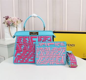 Fendi Peekaboo ISEEU Collaborate With Sarah 7VA52 Size 33cm