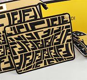 Fendi Peekaboo ISEEU Collaborate With Sarah In Yellow 7VA52 Size 33cm - 2