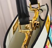 Fendi Peekaboo ISEEU Collaborate With Sarah Multicolor 7VA52 Size 33cm - 2