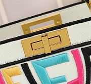 Fendi Peekaboo ISEEU Collaborate With Sarah Multicolor 7VA52 Size 33cm - 4