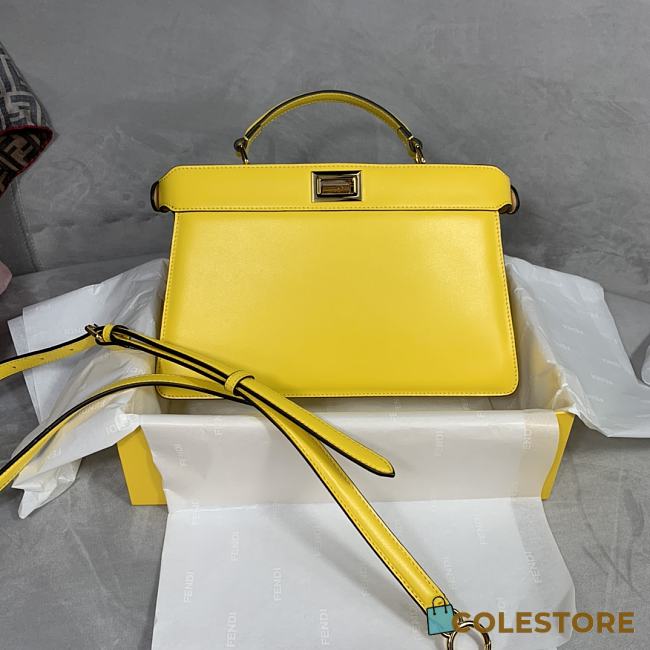 Fendi Peekaboo ISEEU In Yellow 7VA52 Size 33cm - 1