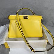 Fendi Peekaboo ISEEU In Yellow 7VA52 Size 33cm - 2