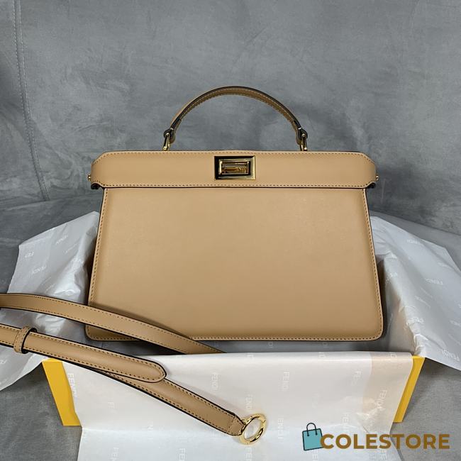Fendi Peekaboo ISEEU In Beige 7VA52 Size 29x19x11.5cm - 1