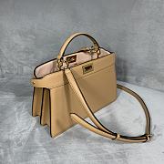 Fendi Peekaboo ISEEU In Beige 7VA52 Size 29x19x11.5cm - 4