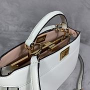 Fendi Peekaboo ISEEU In White 7VA52 Size 29x19x11.5cm - 5