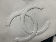 Chanel Large Tote Bag 2021 In White AS8473 Size 42X29X12CM - 2