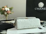 Chanel Mini CC Leather Wrapped Handle Bag AS2431 Size 20cm - 6
