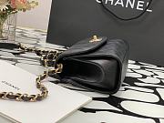 Chanel Mini CC Leather Wrapped In Black Handle Bag AS2431 Size 20cm - 5