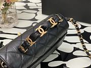 Chanel Mini CC Leather Wrapped In Black Handle Bag AS2431 Size 20cm - 4